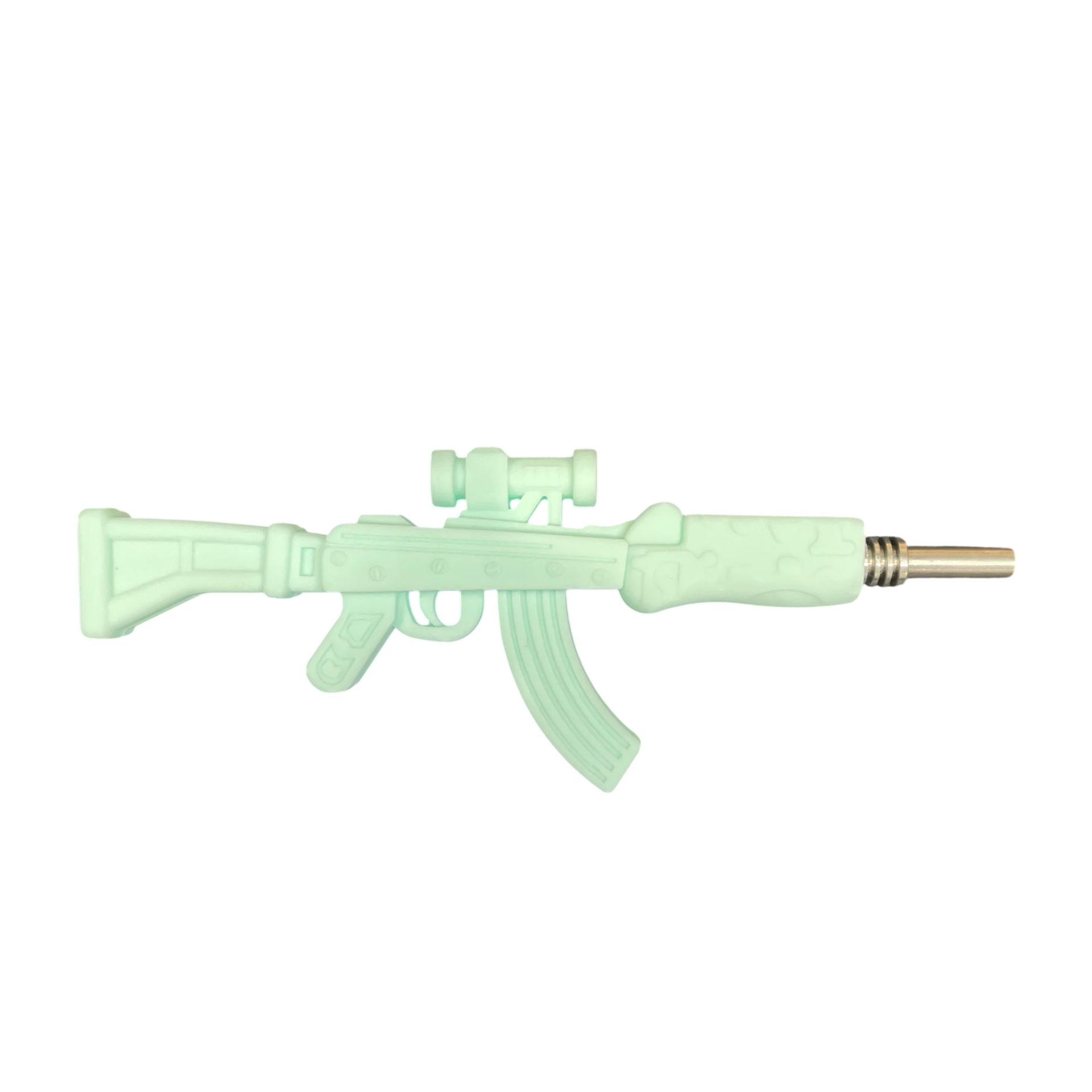 AL Silicone Straw 10mm AK47 6" / Mint